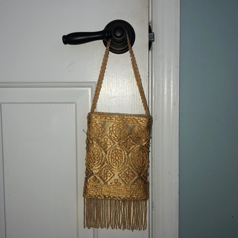 Hand beaded purse